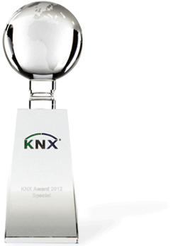 KNX-Award Nominierungen 2010, 2016, 2022, 2024 für Elektro Hieber, Schwabmünchen