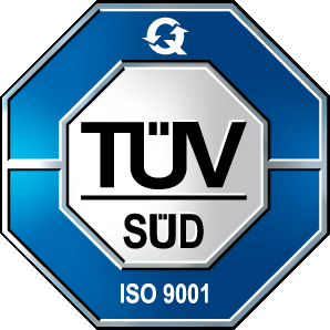 TÜV SÜD ISO 9001 Zertifizierung für Qualitätsmanagement-Systeme - Hieber GmbH & Co. KG Schwabmünchen