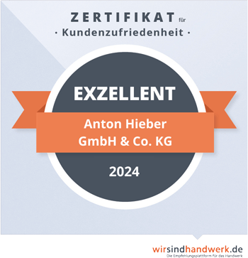 EXZELLENT-Bewertung 4,9 von 5 Sternen auf Wir-Sind-Handwerk - Elektro Hieber, Bayern